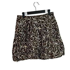 BANANA REPUBLIC VINTAGE SILK BUBBLE HEM SKIRT